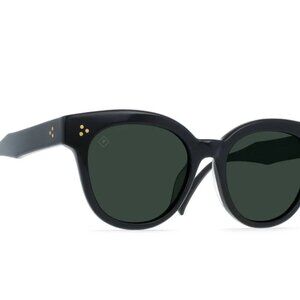 NWOT - RAEN Nikol Sunglasses in Black / Green Polarized